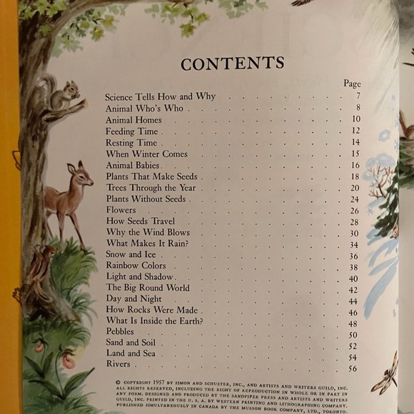 Vintage 1957 The Golden Picture Book Of Science with 45 Experiments & Activities - Picture 5 of 9